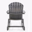 Chaise berçante d'extérieur Adirondack