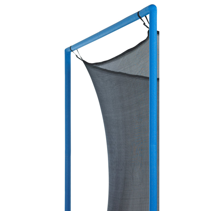 Le filet de sécurité pour trampoline Machrus Upper Bounce convient aux trampolines carrés de 13 x 13 pi utilisant 4 arches