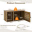 Engineered Wood Litter Box Enclosure