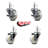 4-Piece Nylon Caster Set