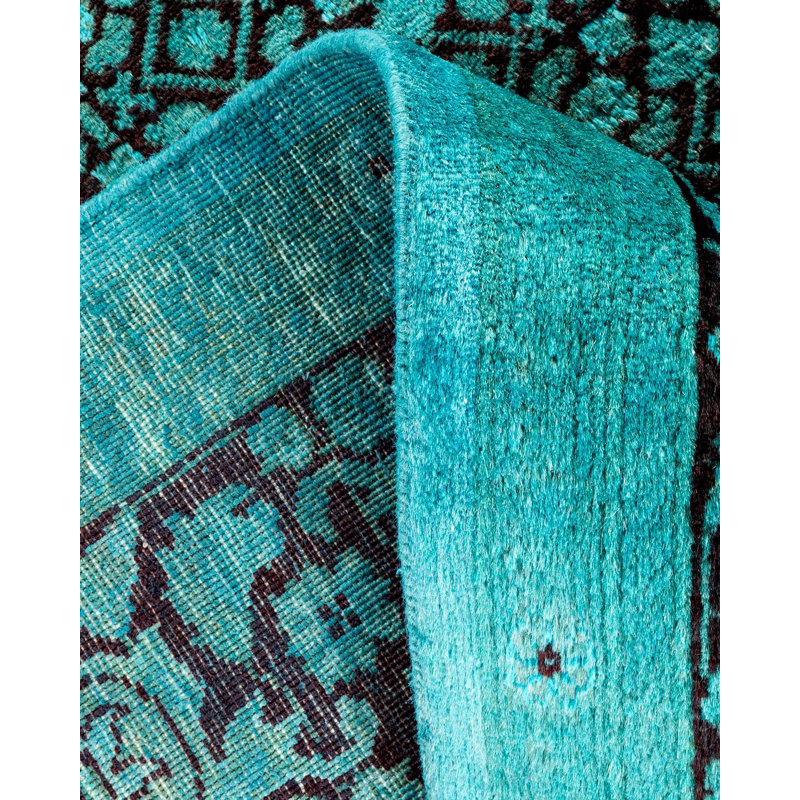 Tapis bleu noué à la main Weirsky - One-of-a-Kind Weirsky