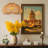 1-Light Pendant Lights Rattan Flower