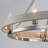Pershing 8 - Light Dimmable Candle Style Wagon Wheel Chandelier