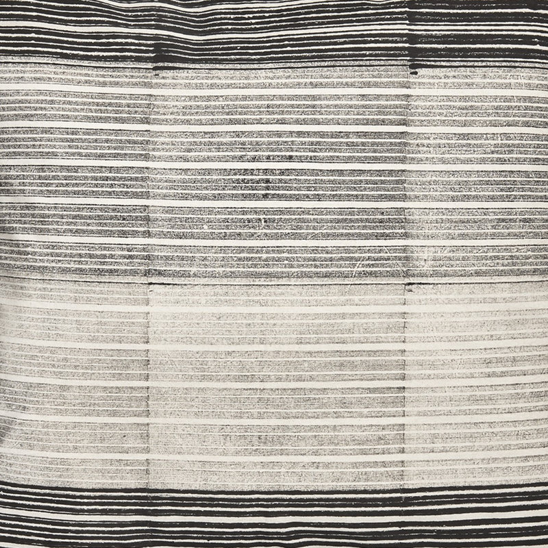Block Print Stripe Pillow