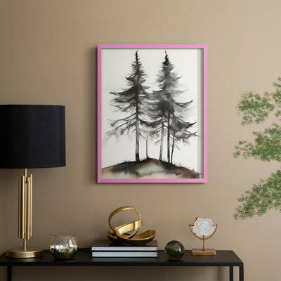 Art des Fêtes de Noël - série 2-XX, reproduction encadrée - bois massif