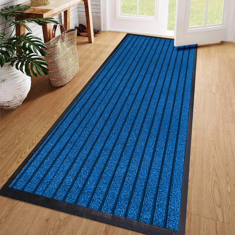 Tamalyn Non-Slip Indoor Doormat , Blue, 40cm W x 60cm L