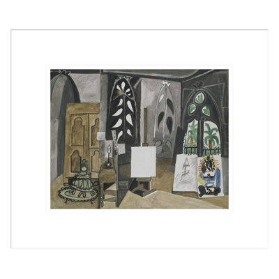 «The Studio at La Californie» par Pablo Picasso, impression giclée encadrée