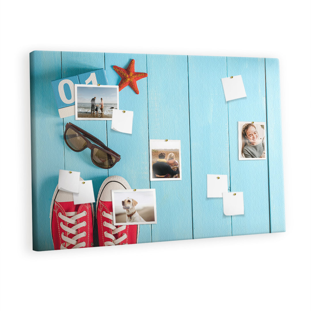 Elijia First Summer Day Wall Mounted Cork Board