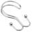Jamarl Steel Rust Resistant Shower Curtain Hook-16110827