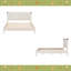 Lit en bois massif, sans sommier tapissier, tête de lit tapissier avec poignées en métal-864896655-864896652