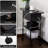 Side Table With Charging Station, End Table With Usb Ports And Outlets Gray-2011513917
