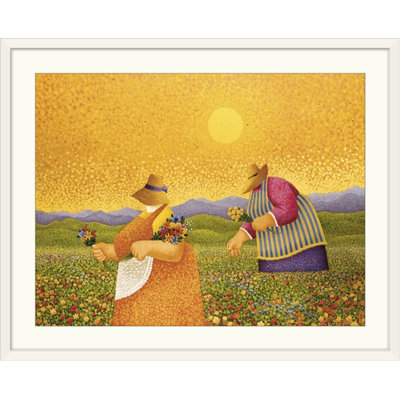 Anjelina " Picking Wildflowers " Print