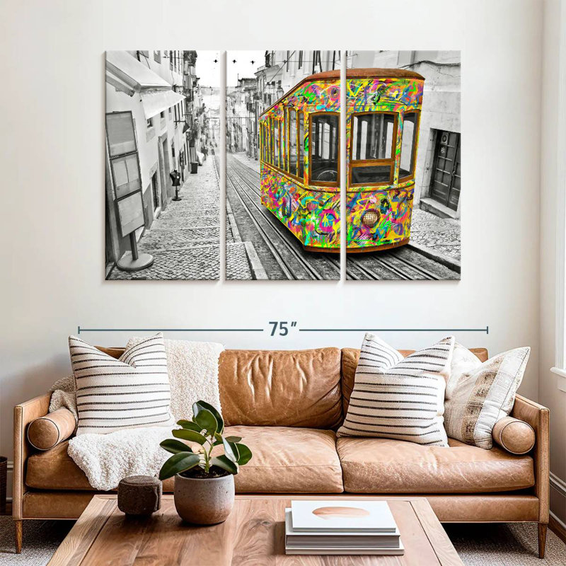 Mehar Lisbon Tram, 42" H x 65" W