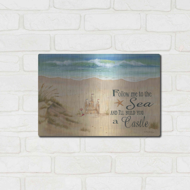 «Sandcastle» par Pam Britton, H 12 po x l 16 po
