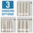 Faux Linen 100% Blackout Curtains for Bedroom Thermal Insulated Textured Linen Look Curtain Back Tab/Rod Pocket/Hook Belt Draperies 2 Panels-1137037745-1136839614