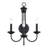3 Light Black Extra Large Wall Sconce-223052997