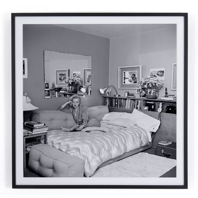 Marilyn Monroe Print, 30" H x 30" W x 1.5" D