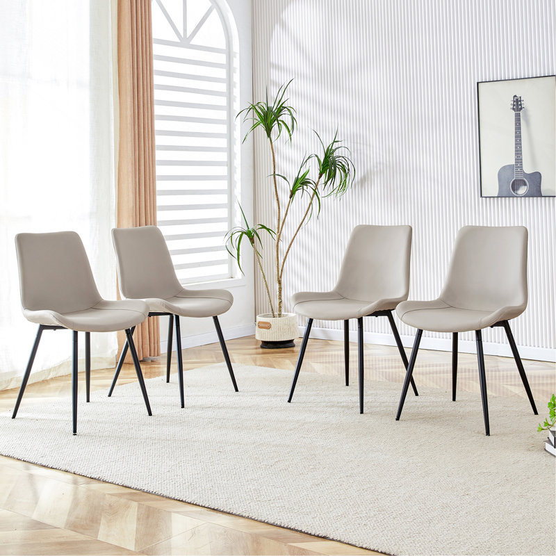 Chaise de salle à manger Milly, 4, Beige