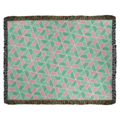 Couverture tissée Katelyn Elizabeth Trapezoids