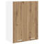 Vidaxl Hanging Cabinet With Storage Riga Artisan Oak 60 X 31 X 80 Cm-121217525-121217528