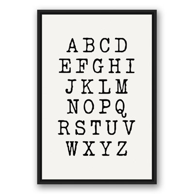 " Typewriter Alphabet "