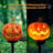 Halloween Lights Pumpkin Design Outdoor Stake Lights For Patio Yard Pathway Decoration