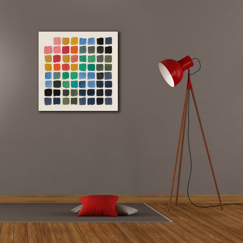  «Retro Color Graph» par Wild Apple Portfolio, art mural sur toile, 26 po x 26 po