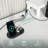 Computer Desk With USB Charging Station, LED Light Strip-528913243