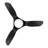 52'' Smart DC Motor Ceiling Fan with Remote Control, Integrated LED light.