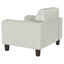 Fauteuil d'appoint capitonné Dana Greige