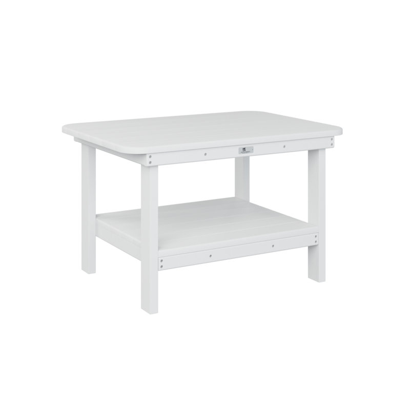  Table basse rectangulaire blanc régulier, Blanc