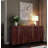 3 Dr Sideboard, Solid Wood & Iron Base, 59x16x38