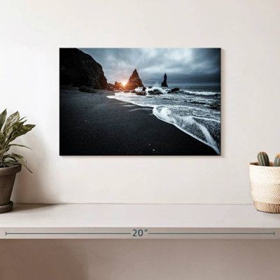 Plage de sable noir Gillard Reynisfjara