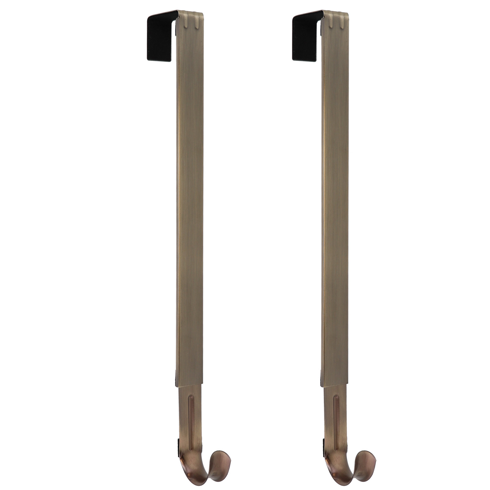Adapt Adjustable Length Wreath Hanger, Antique Brass, 2