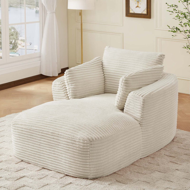 Méridienne 45,5 po, Blanc