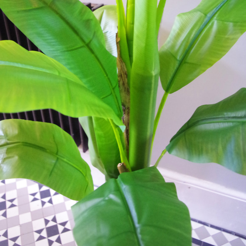 Annistyn 120cm Faux Banana Tree in Pot