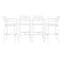 Set Of 4 Arm Betty Bar Stools-16586274