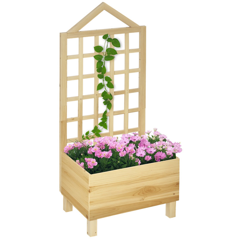 Wood Raised Garden Bed