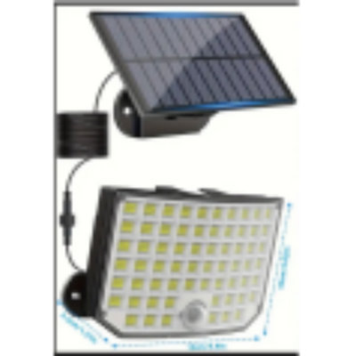Solar Powered LED Outdoor Flood Lights with Separate Solar Panels