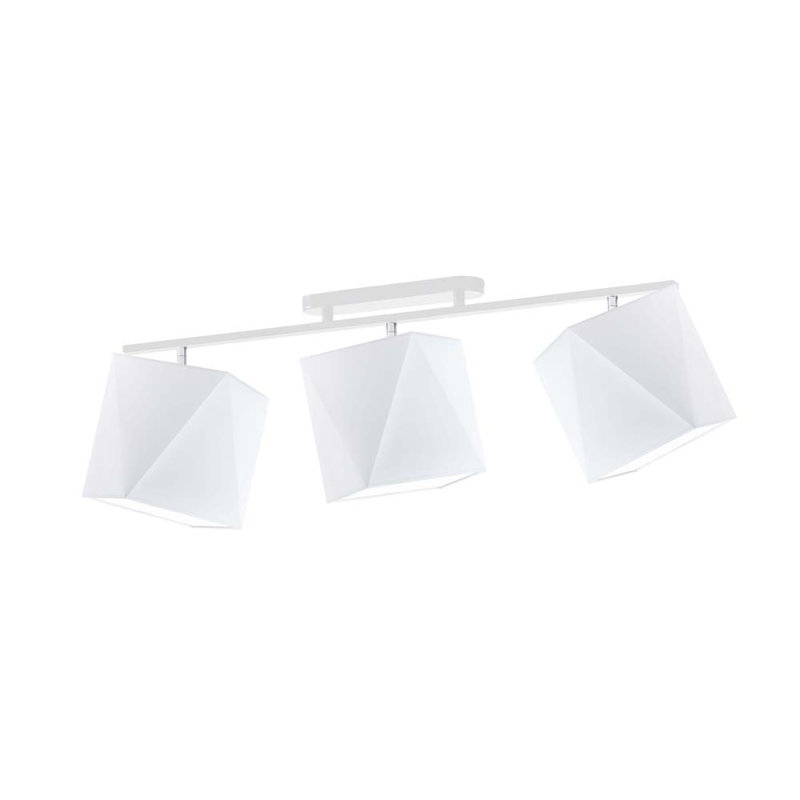 Dencie 97cm 3 -Light Track Kit, White, White