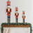 Handmade Wood Nutcracker Drummer Soldier Statue-2070570561