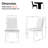 Upholstered Dining Chair with Light Wood Finish