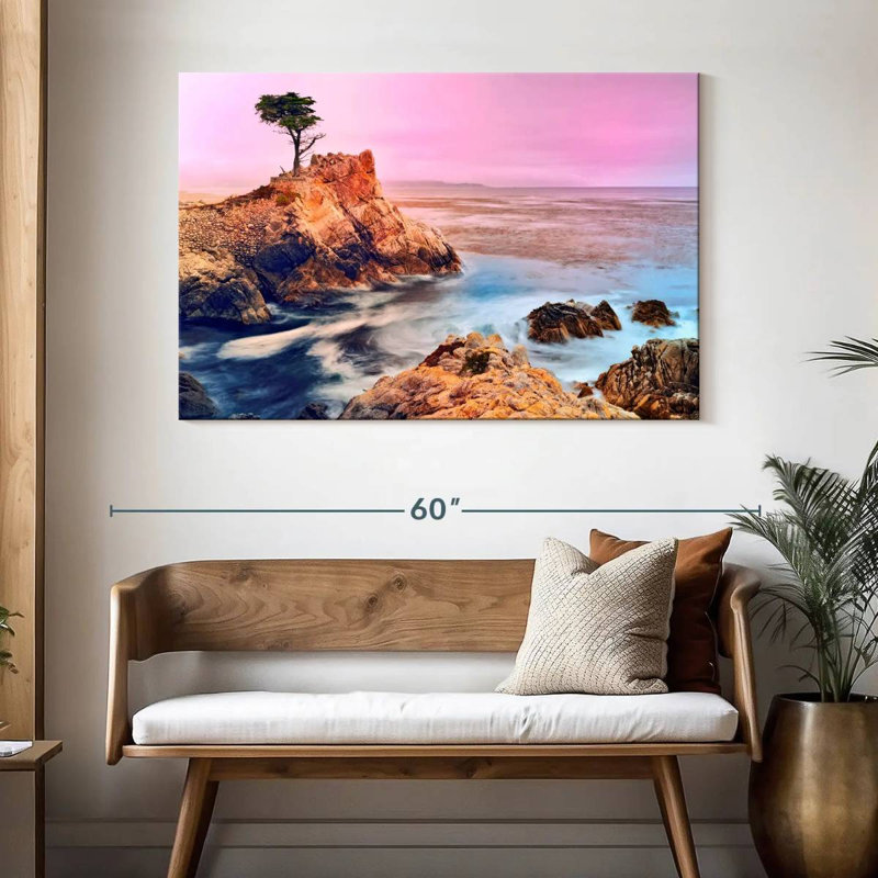 Gillard The Lone Cypress Pebble Beach, H 32 po x l 48 po