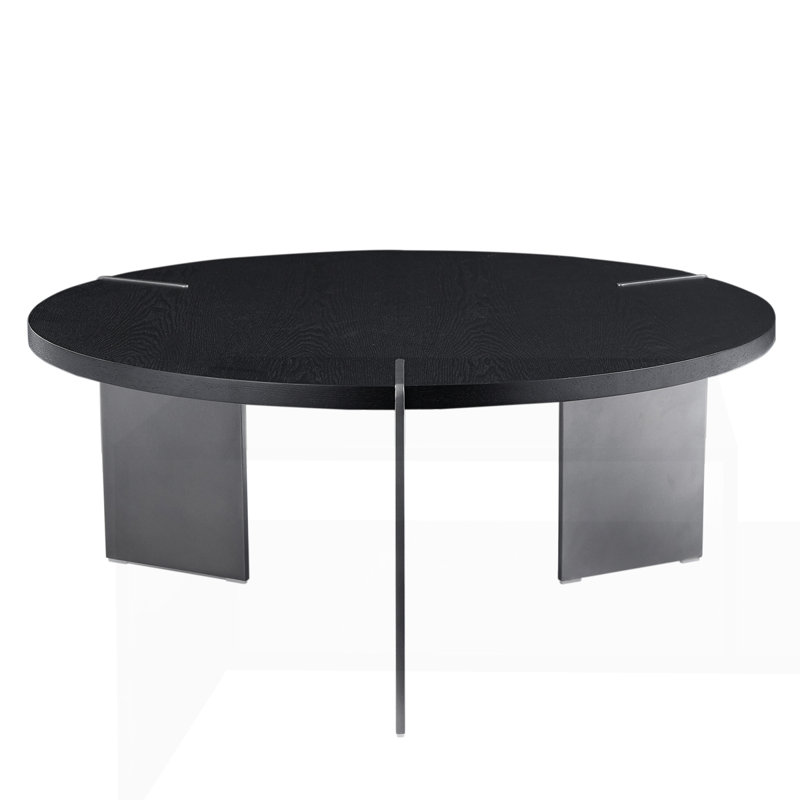 Round Coffee Table, Black