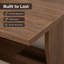 Bureau en L avec tablettes de rangement, petit bureau d'angle pour les petits espaces, table réversible avec 3 tablettes à niveaux, bureau personnel, bureau d'écriture pour jeux vidéo, bois de noyer