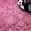 Ralph Vintage Bordered Pink Area Rug-128774648