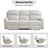 79.8" Wide Modern and Overstuffed Soft Manual Reclining Sofa