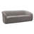  Yara Pleated Grey Velvet Sofa-1171606260
