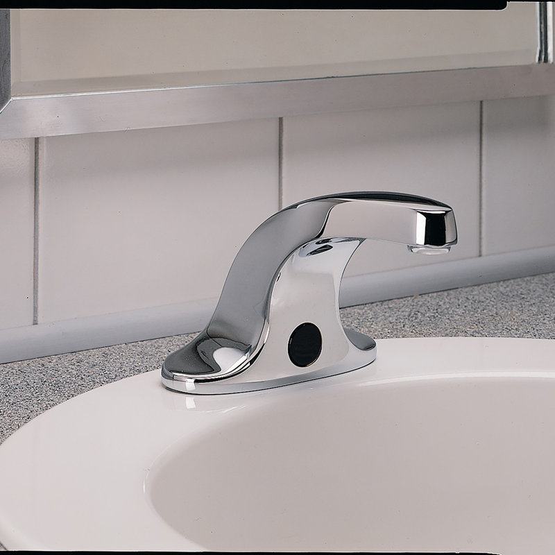 Selectronic Chrome Touchless Deck-Mount Bathroom Faucet