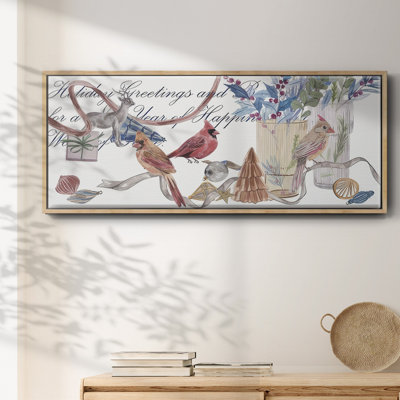 Oiseaux de neige II - toile encadrée